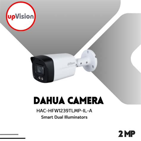 DAHUA Camera CCTV 2 MP HAC HFW1239TLMP IL A Smart Dual Illuminators