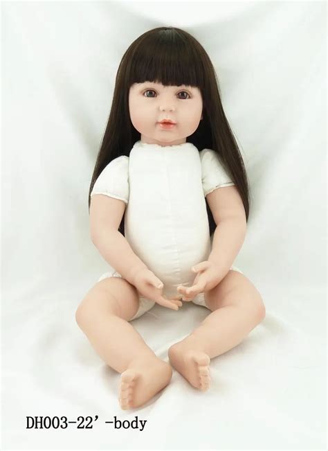 Kawaii Silicone Vinyl Reborn Baby Nude Doll Play House Princess Doll