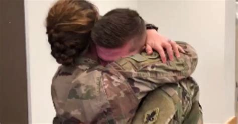 Military Wife Surprises Her Fellow Officer Husband After 8 Months In