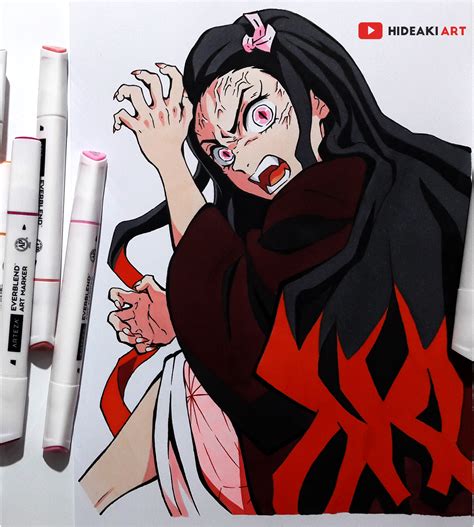 Nezuko From Demon Slayer Anime Canvas Art Samurai Anime Anime Canvas