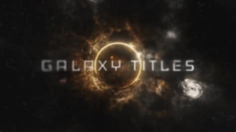 Epic Galaxy Titles Download Videohive 9265399