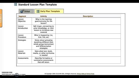 Components Of A Lesson Plan In Classbright Youtube