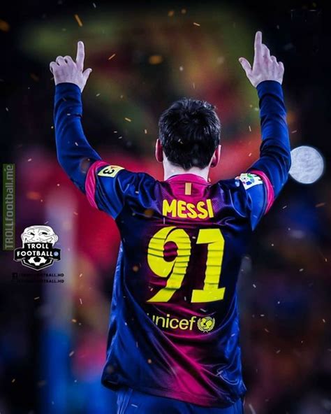 On This Day In 2012 Lionel Messi Scored His 91st Goal In The Calendar Year To Be The Greatest