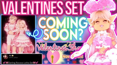 New Valentines Day Set Coming Soon Darling Lolita Set 🎀 Roblox Royale