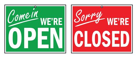 Open Closed Sign Printable Printable World Holiday