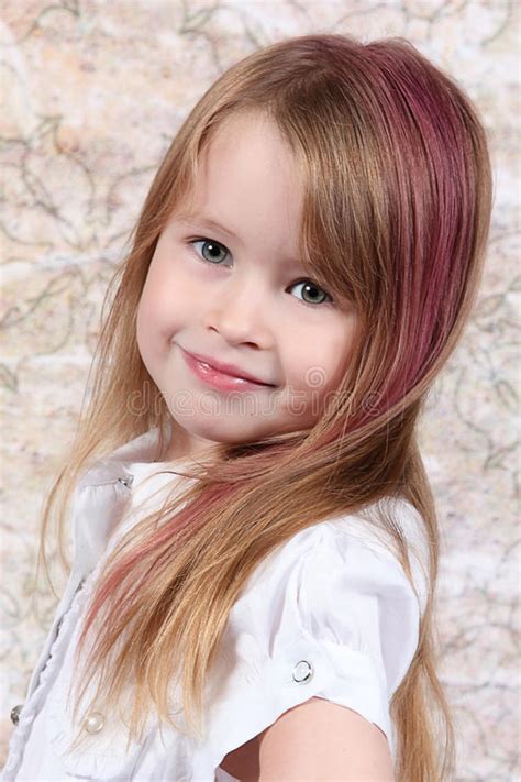 Cute little girl posing stock image. Image of studio - 22152447