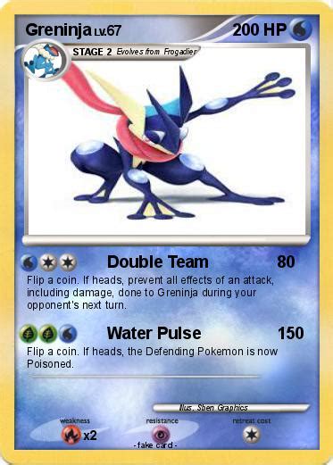 Pokémon Greninja 392 392 Double Team My Pokemon Card