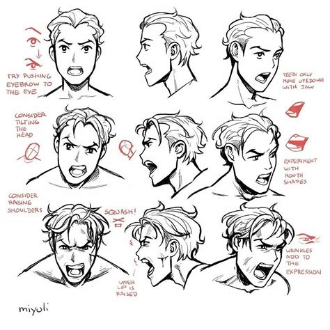 Pin By Xees On Anatomy Drawing Expressions Facial Expressions