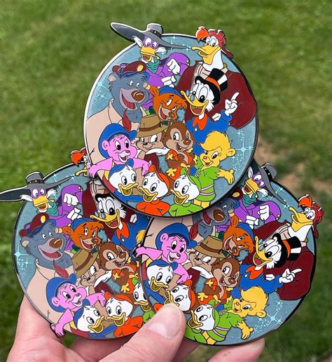 Final 3 Disney Afternoon 4 Fantasy Cluster Pin Etsy