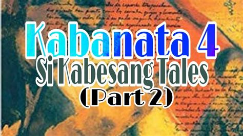 El Filibusterismo Kabanata 4 Si Kabesang Tales Youtube