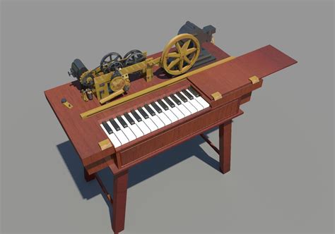 3d Telegraph Machine Model