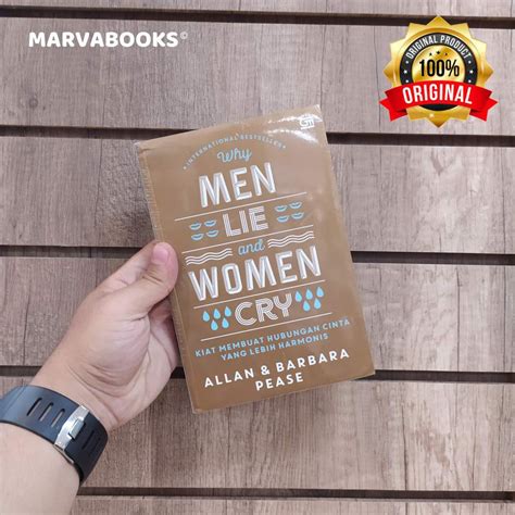 Jual Buku Why Men Lie And Women Cry Original Gramedia Pustaka Utama