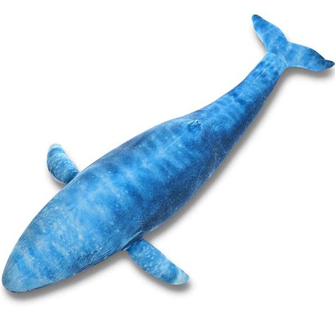Buy Japanse Blue Whale Plush Large Whale Shark Soft Hugging Body Pillow