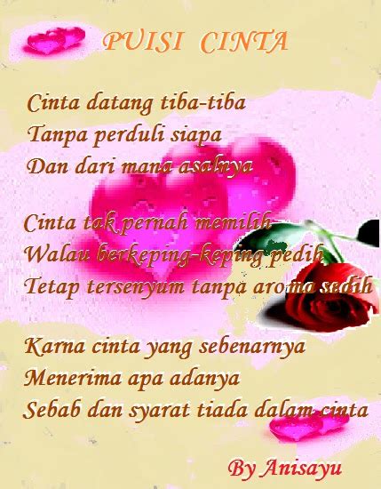 Kata kata bijak cinta dan quotes cinta romantis menyentuh hati. PUISI CINTA BY ANISAYU: Kata2 Bijak Puisi Cinta