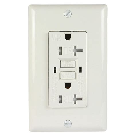Asi 2 Outlet 20 Amp 125 Vdc Gfci Electrical Wall Outlet Tamper