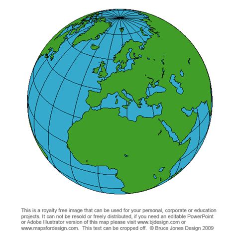 World Globe Maps Printable Blank Royalty Free Download