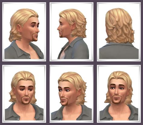 Slick Back Half Long Hair At Birksches Sims Blog The Sims 4 Catalog