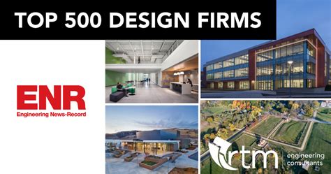Rtm Recognized By Enr Top 500 Design Firms