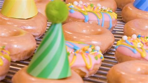 Krispy Kreme Celebrating Its Birthday With Dozen Doughnuts Deal Cake