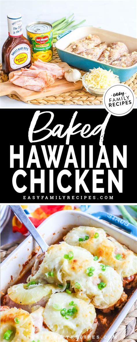 Kids FAVORITE recipe!! This Hawaiian Baked Chicken is ...