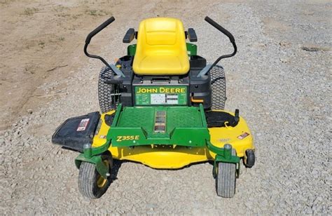 John Deere Z355e Mower Works Accel 48 Deep Deck Live And Online