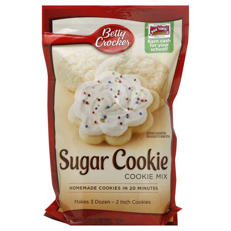 Maybe you would like to learn more about one of these? Betty Crocker Cookie Mix, Sugar, 17.5 oz (1 lb 1.5 oz) 496 g