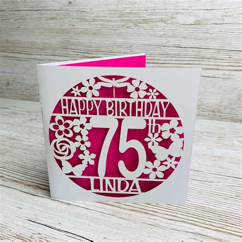 What To Write In A 75th Birthday Card Printable Templates Free