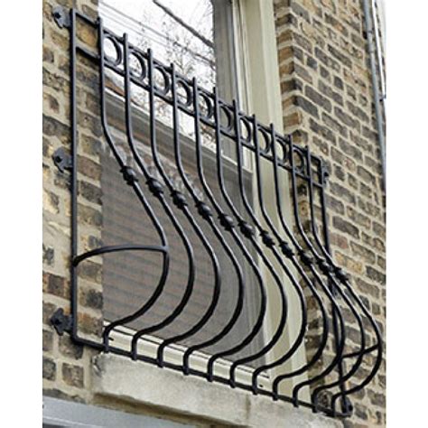 classical wrought iron customized window grill antirust solid bar grill design custom ironwork