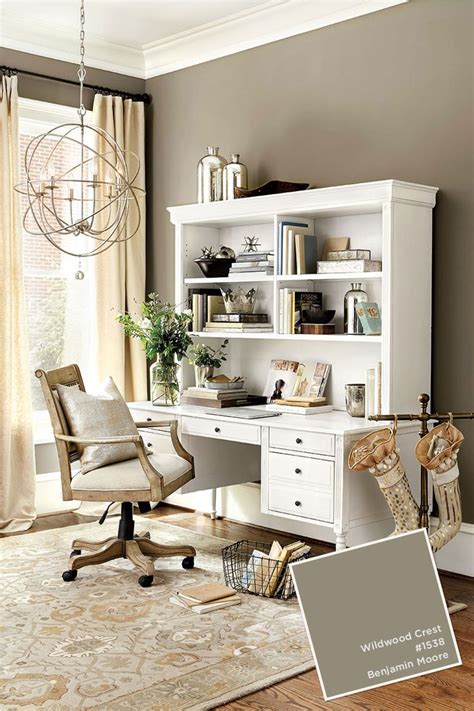 The office space will feel less overwhelming and dominating. 42 best Home Office Color Inspiration images on Pinterest ...