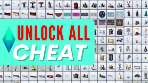 Unlock All Objects In Build Mode The Sims 4 Cheat How To 2023 Youtube