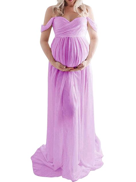 Maternity Dress For Photo Shoot Baby Shower Wedding Ubuy India