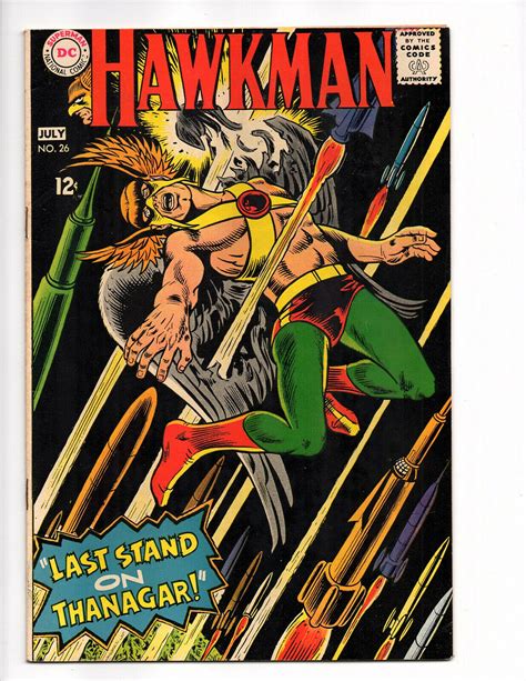 Hawkman 26 Jun Jul 1968 Dc Very Fine Comic Books Silver Age