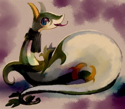 Serperior Pokemon Drawn By Glitchedpuppet Danbooru