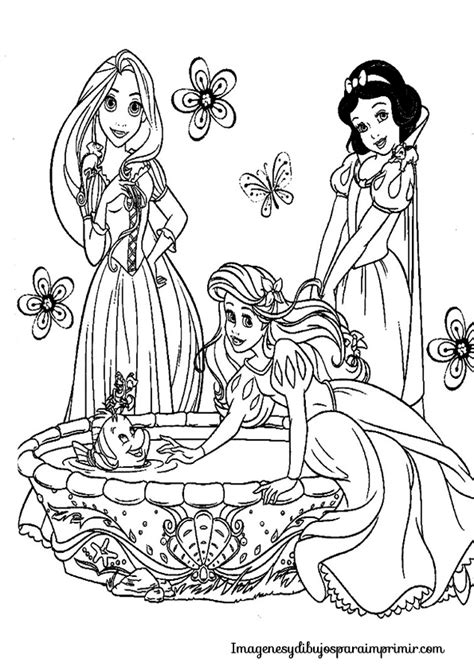 Dibujos De Princesas De Disney Para Pintar Dibujos Para Pintar Y