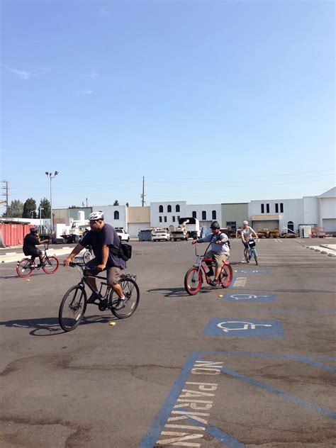 Street Cycling Skills Watts Ca Parking Lot Drills And Em Flickr