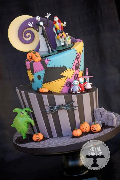 My best friend's 23rd birthday is on sunday and i wanted to make him a cake. Nightmare Before Christmas cake | Nbc | Pinterest
