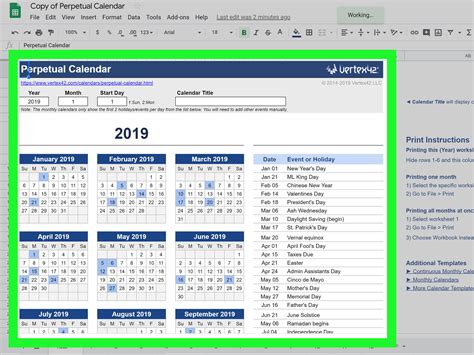 Yearly Event Calendar Template Excel Excel Calendar Template