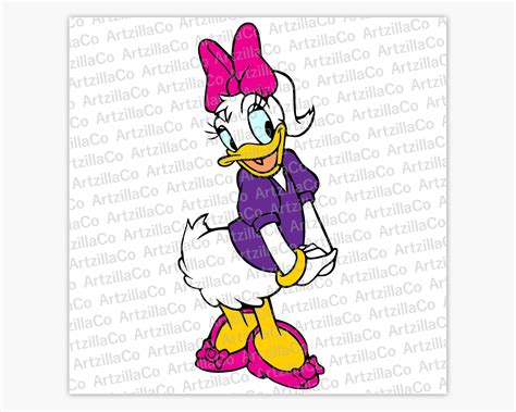 Daisy Duck Descarga Digital Svg Etsy México