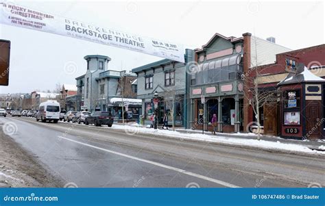 Breckenridge Colorado Main Street Editorial Photo Image Of America