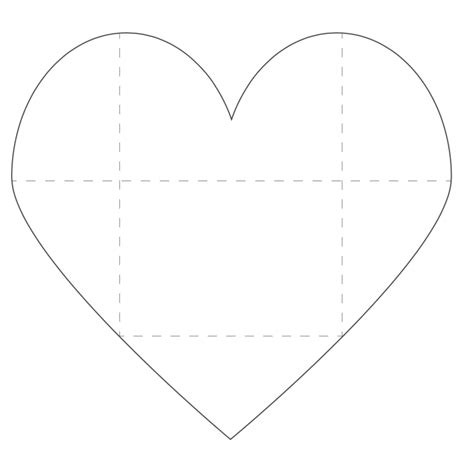 Print Heart Template Printable Free Bmp Pro