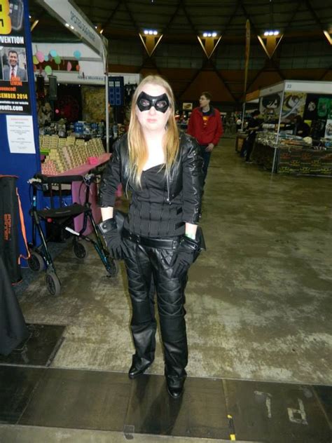 The New Cosplaysky Black Canary Costume On Kathrin At Sydney Supanova