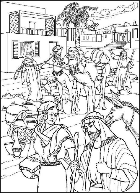 Abram Follows God Coloring Page Coloring Pages