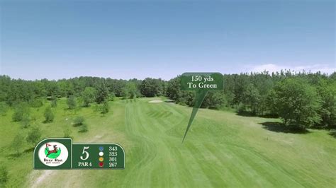 Deer Run Golf Course Hole 5 Flyover Youtube