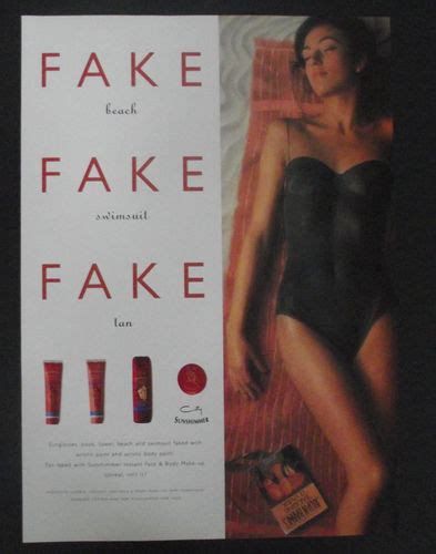 Fuck Yeah Nostalgic Beauty Products Coty SunShimmer Print Ad