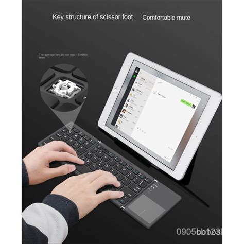 Spot Mobile Phone Holder Office Keyboard Portable B033 Tri Fold Thin