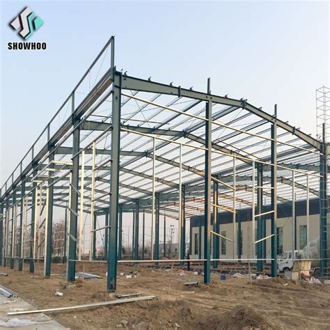 Hanger Prefabricated Light Steel Structure Warehouse Price China