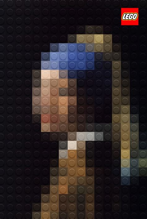 Italian Artist Marco Sodano Pixelates Famous Paintings Using Lego