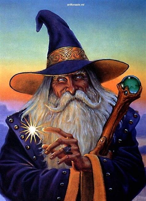 Illustrator Don Maitz Paintings 30 Fantasy Wizard Merlin The Wizard