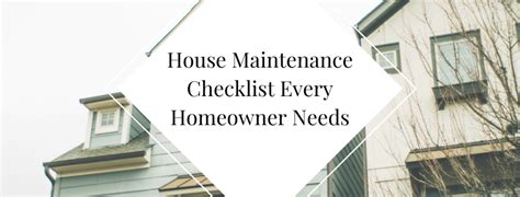 House Maintenance Checklist Every Homeowner Needs Tales Of Belle