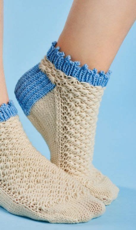 Textured Ankle Socks Knitting Patterns Let S Knit Magazine Sock Knitting Patterns Crochet